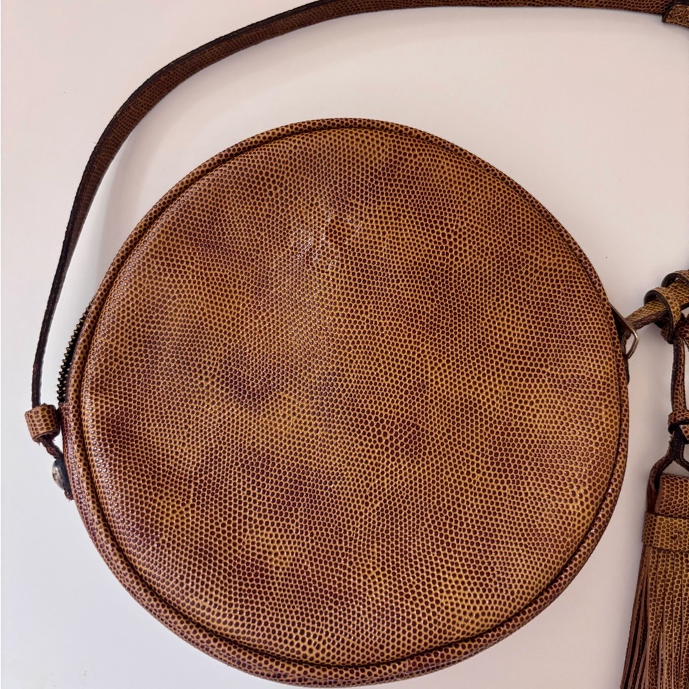 Patricia Nash Canteen Scafatti Lizard Round Crossbody Bag - Picture 10 of 10